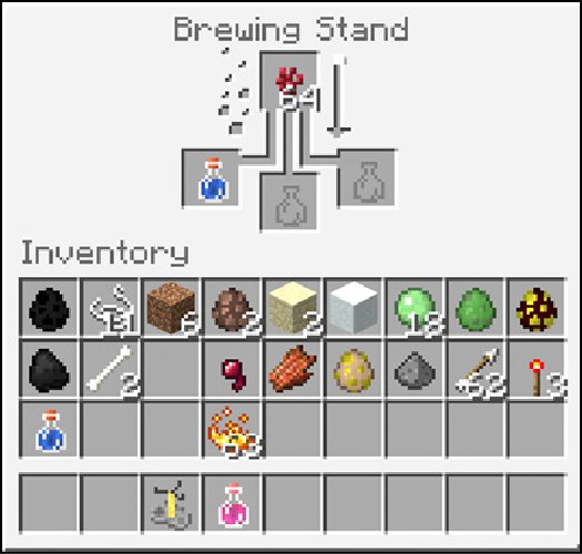 Minecraft Brewing Stand Potion List Gambleh J