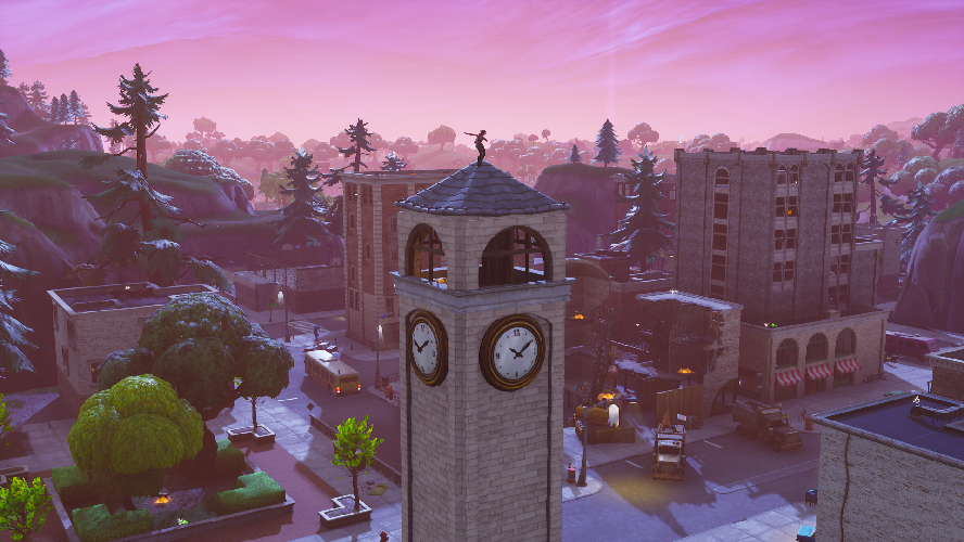 Fortnite Clock Tower Challenge