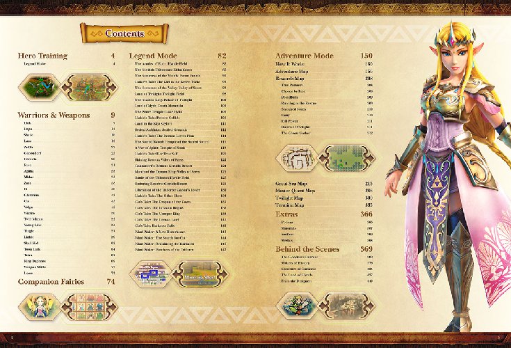 Hyrule Warriors Legends guide table of contents