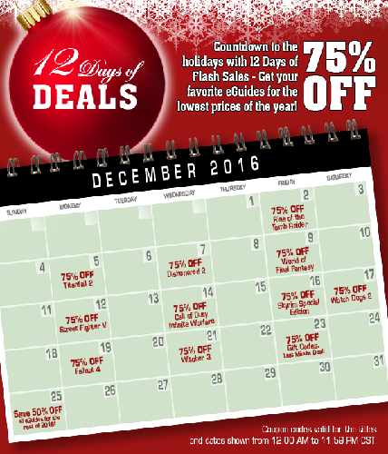 12 Days of Guide Deals this December!