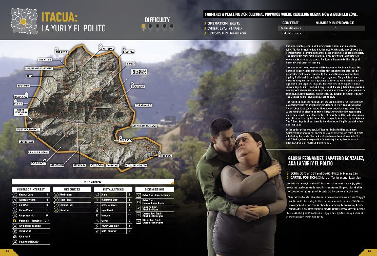 Wildlands Guide Sample Page showing Detailed Maps