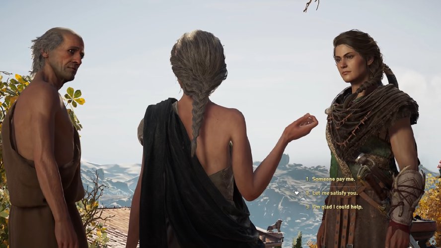 Assassin's Creed Odyssey Romance Auxesia Dialogue
